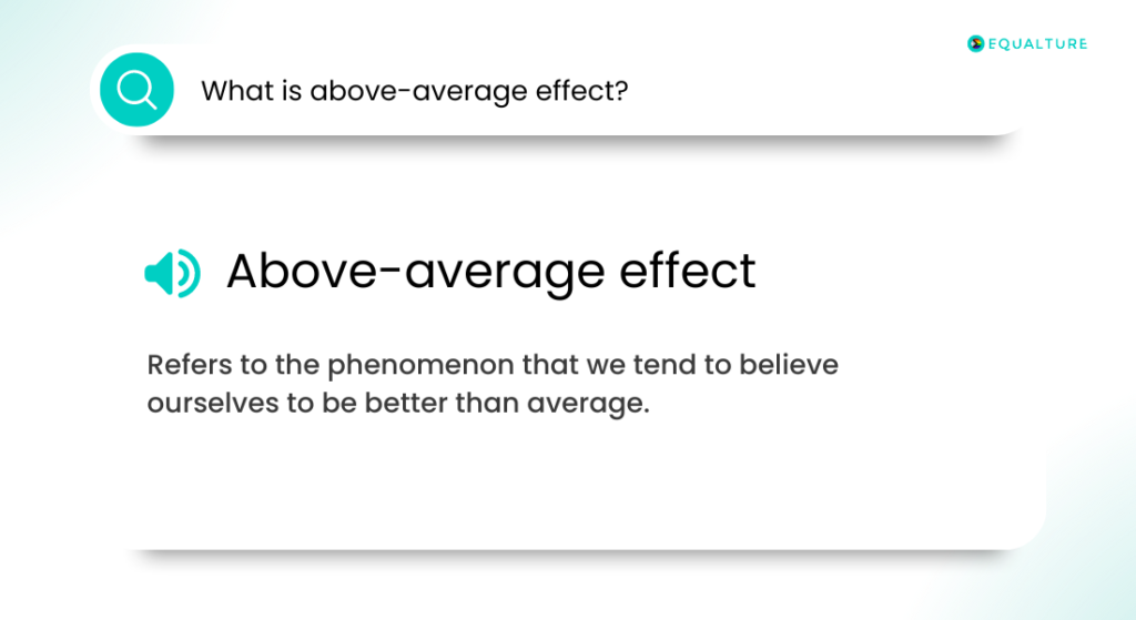 above average effect
